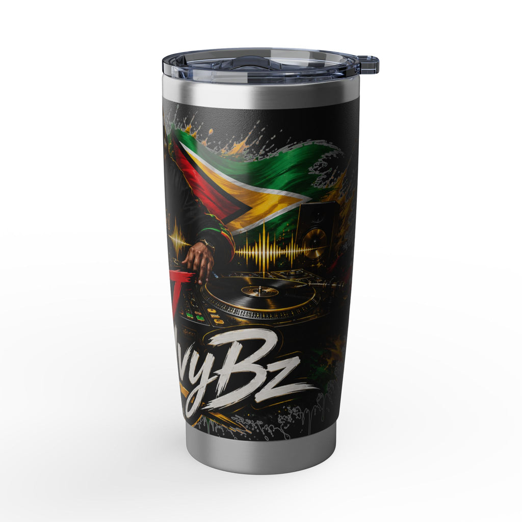 DJ Vagabond 20oz Tumbler – Reggae DJ Graphic Stainless Travel Cup