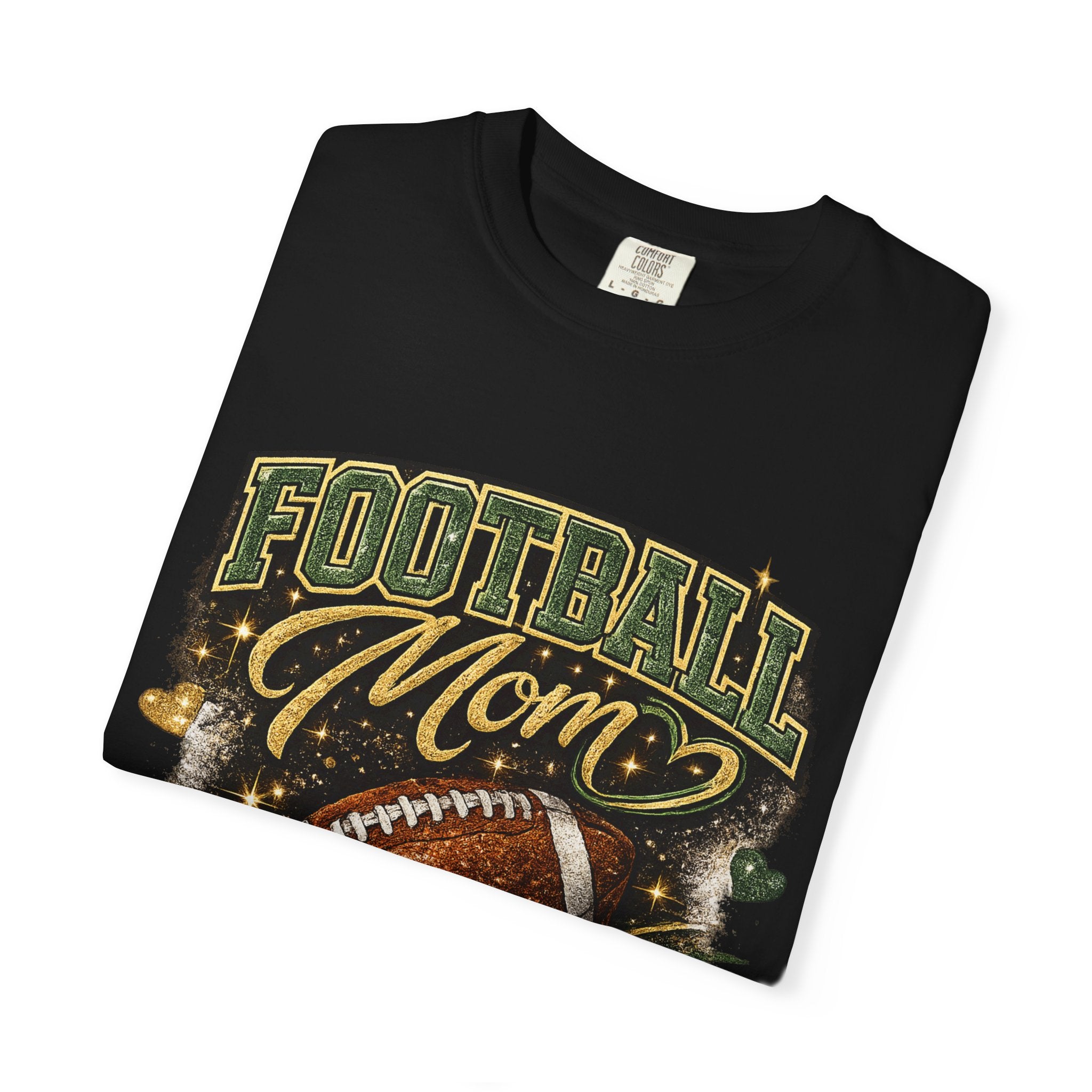 Camiseta de mamá de fútbol — Regalo de mamá de fútbol ruidosa, orgullosa y dedicada