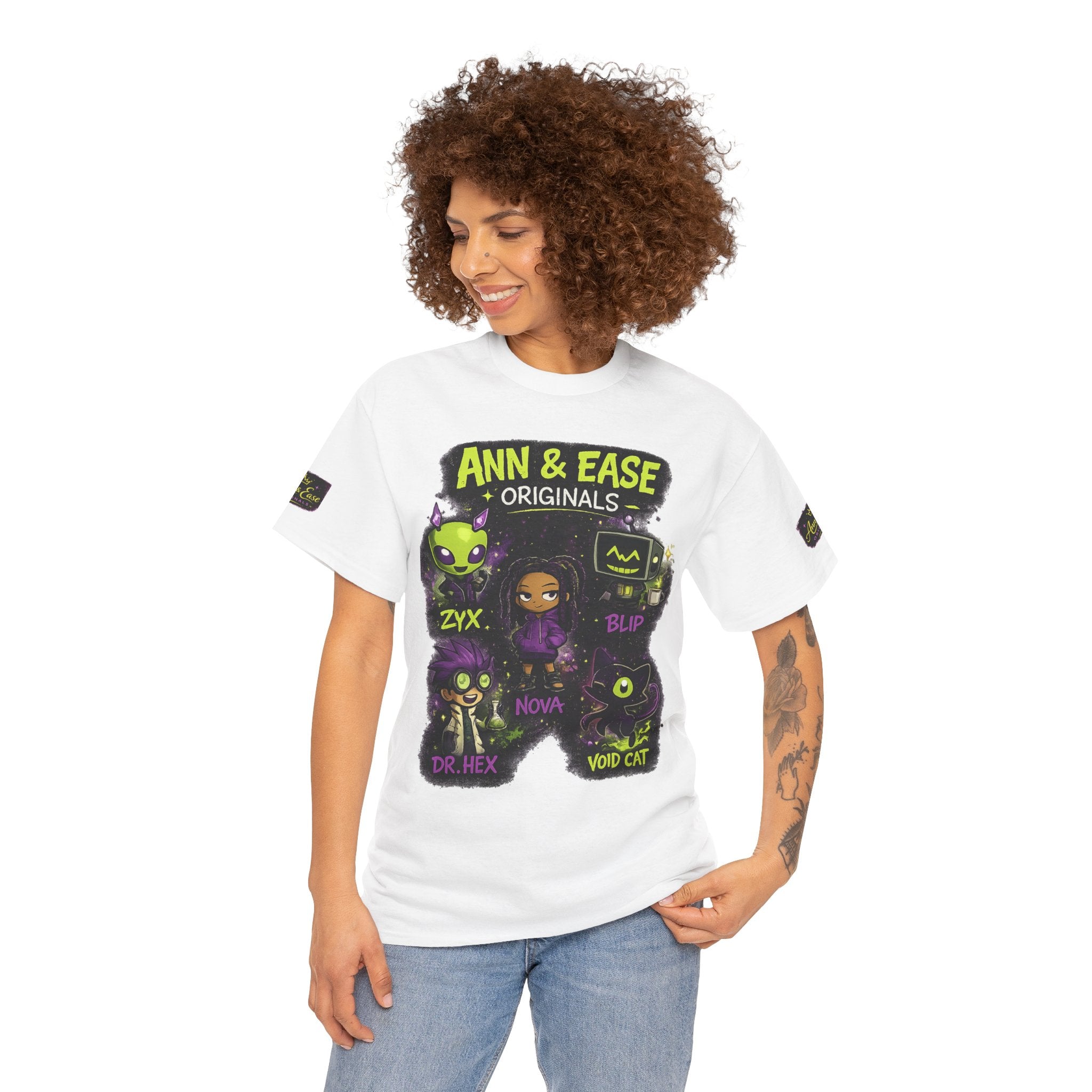 Glitch Squad Tee — "We Don't Fit In" Graphic T-Shirt