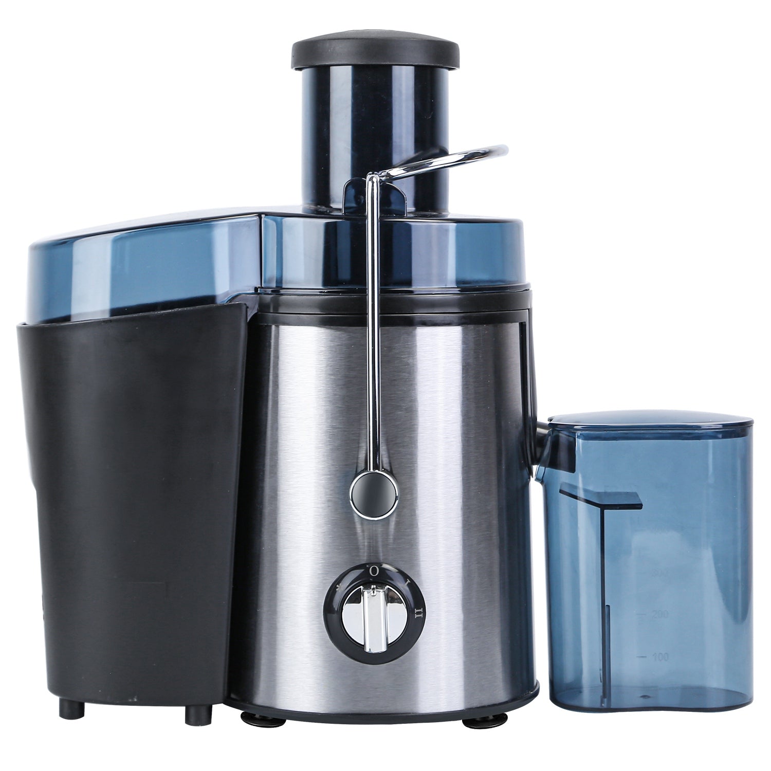 Extractor de Jugos Centrifugador de 1000W con 2 Velocidades, Boca Ancha de 6.6cm, Vaso para Jugo de 500ml, Contenedor de Pulpa de 1.6L, Licuadora Eléctrica para Frutas y Verduras