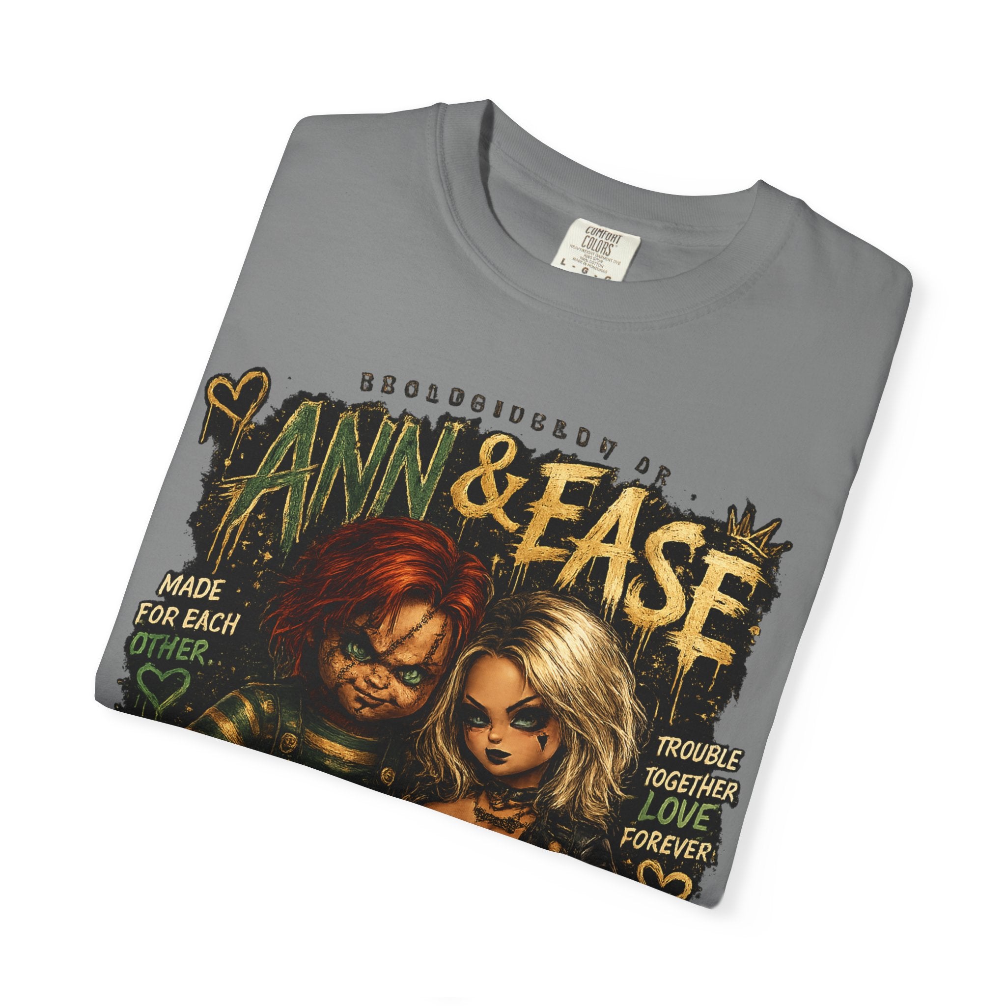 Ann & Ease Camiseta Gráfica "Disfuncional Pero Devota"