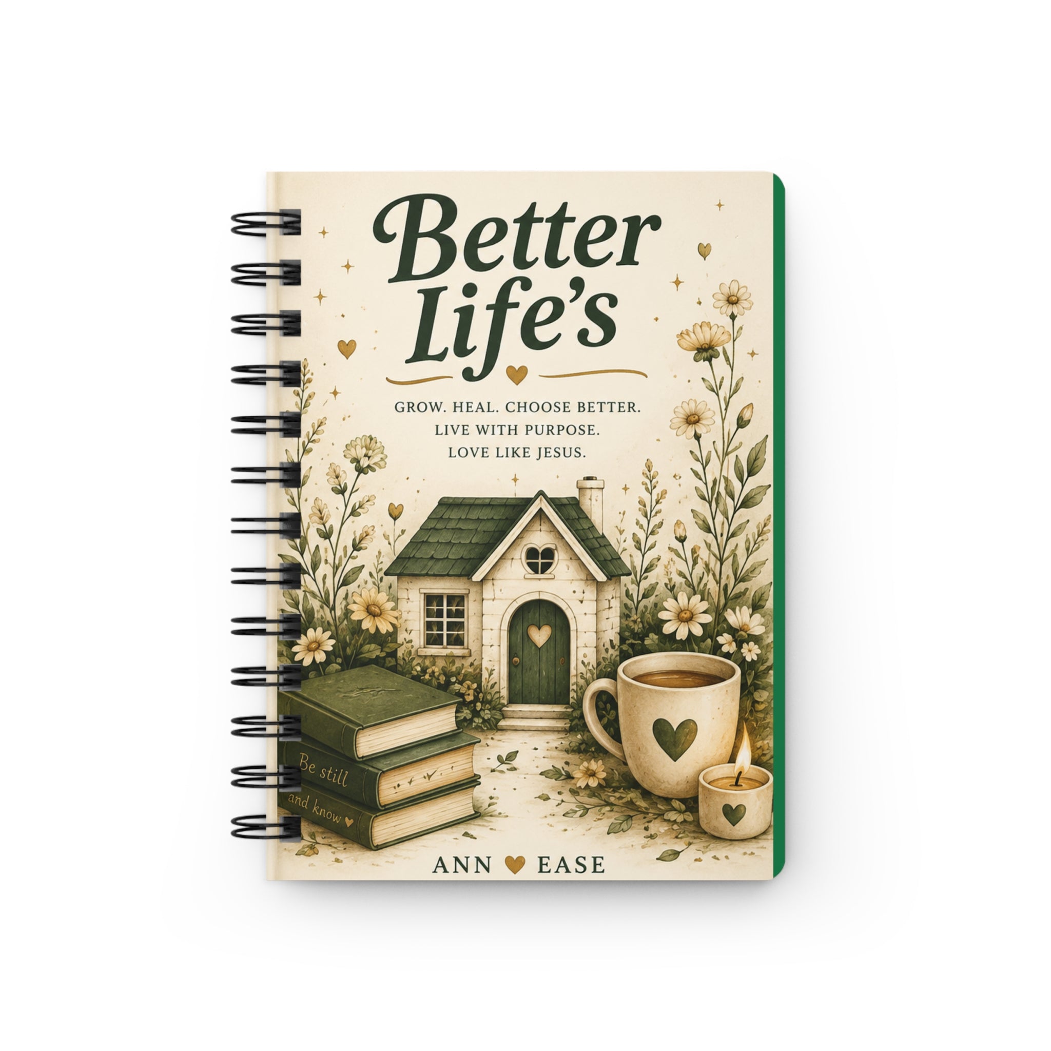 Better Life’s Spiral Journal — Faith-Based Guided Notebook