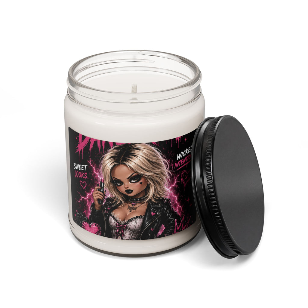 Vela de soja aromática Goth Punk Girl — Vela en frasco de 9 oz "Sweet Vibes"