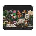 Boss Lady Desk Mouse Pad — Motivational Office Decor with "Booked, Busy, Blessed" Design