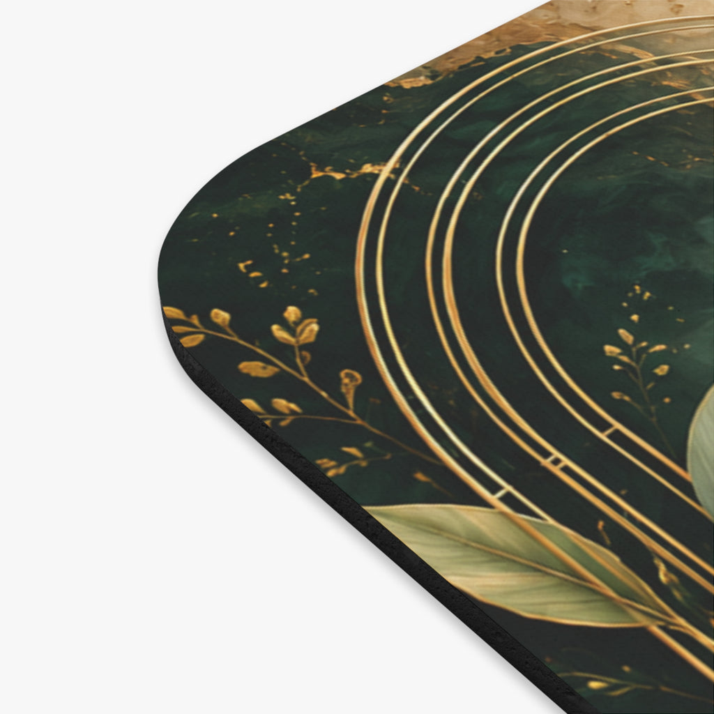 Inspirational Desk Mouse Pad — "Focus • Create • Build — Your ideas deserve room to grow"