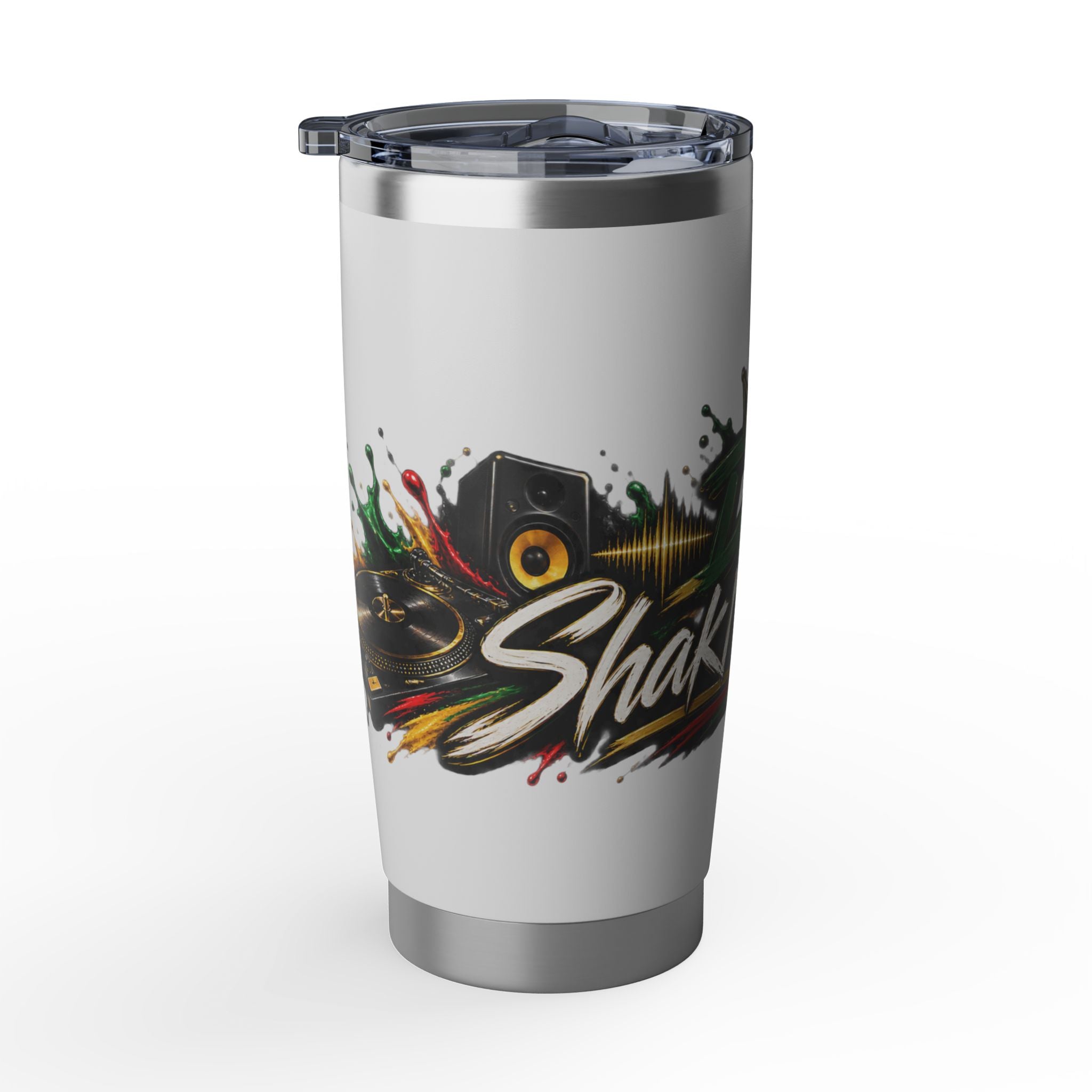 DJ ShakNvyBz Custom 20oz Tumbler | Guyana-Inspired DJ Design