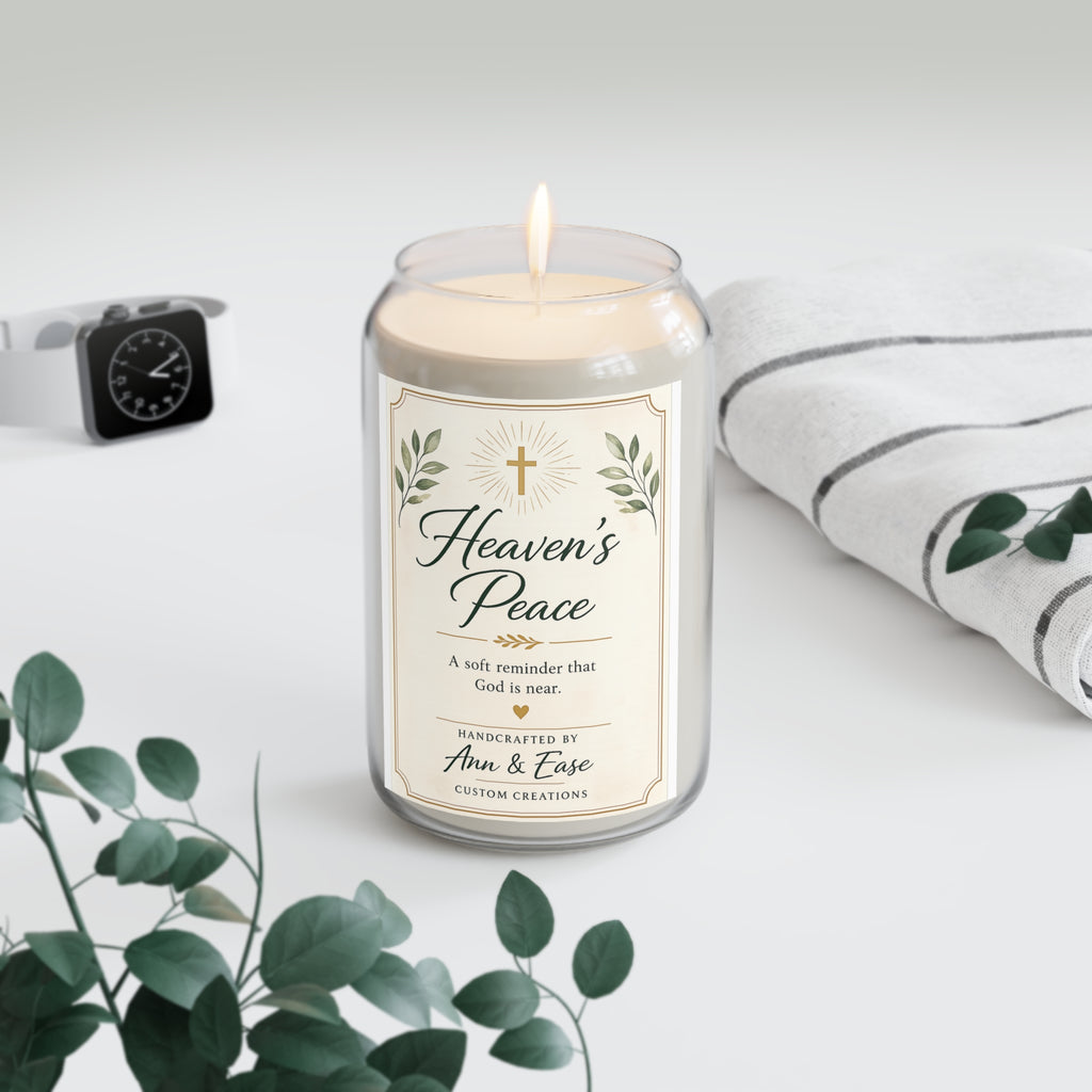 Vela de soja aromática Heaven's Peace — 390 g Regalo conmemorativo inspirador