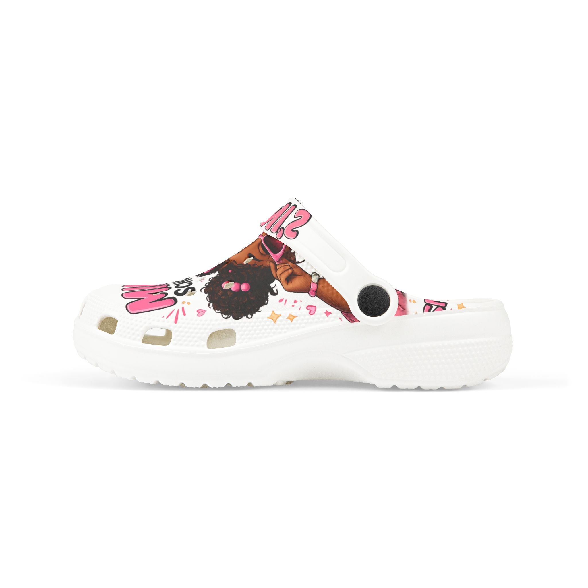Personalized Kids Clogs — “Milani’s School Days” EVA Foam Slip-Ons