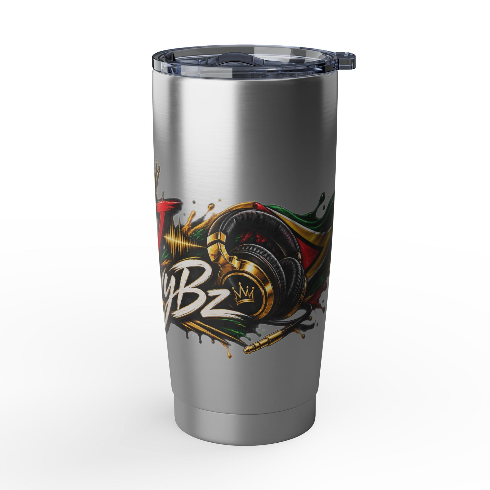 DJ ShakNvyBz Custom 20oz Tumbler | Guyana-Inspired DJ Design