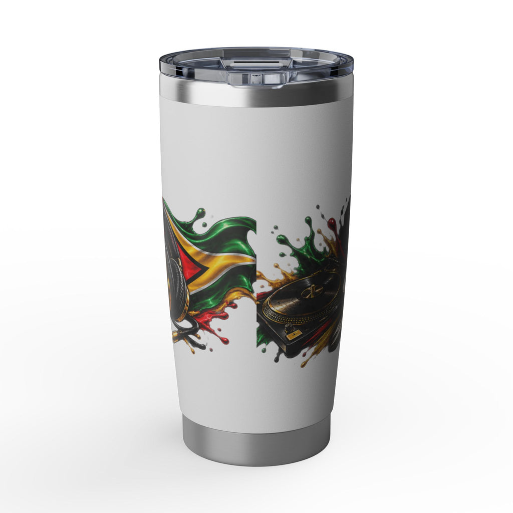 DJ ShakNvyBz Custom 20oz Tumbler | Guyana-Inspired DJ Design