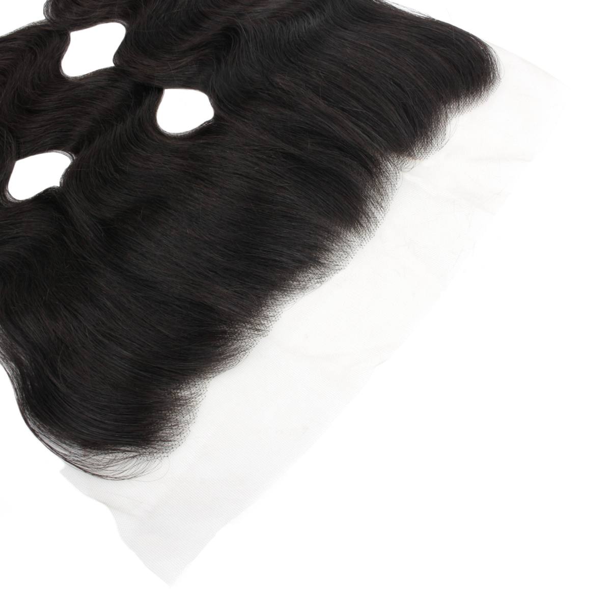 Frontal de Cabello Humano de Encaje Transparente 13x4 Onda Corporal Brasileña