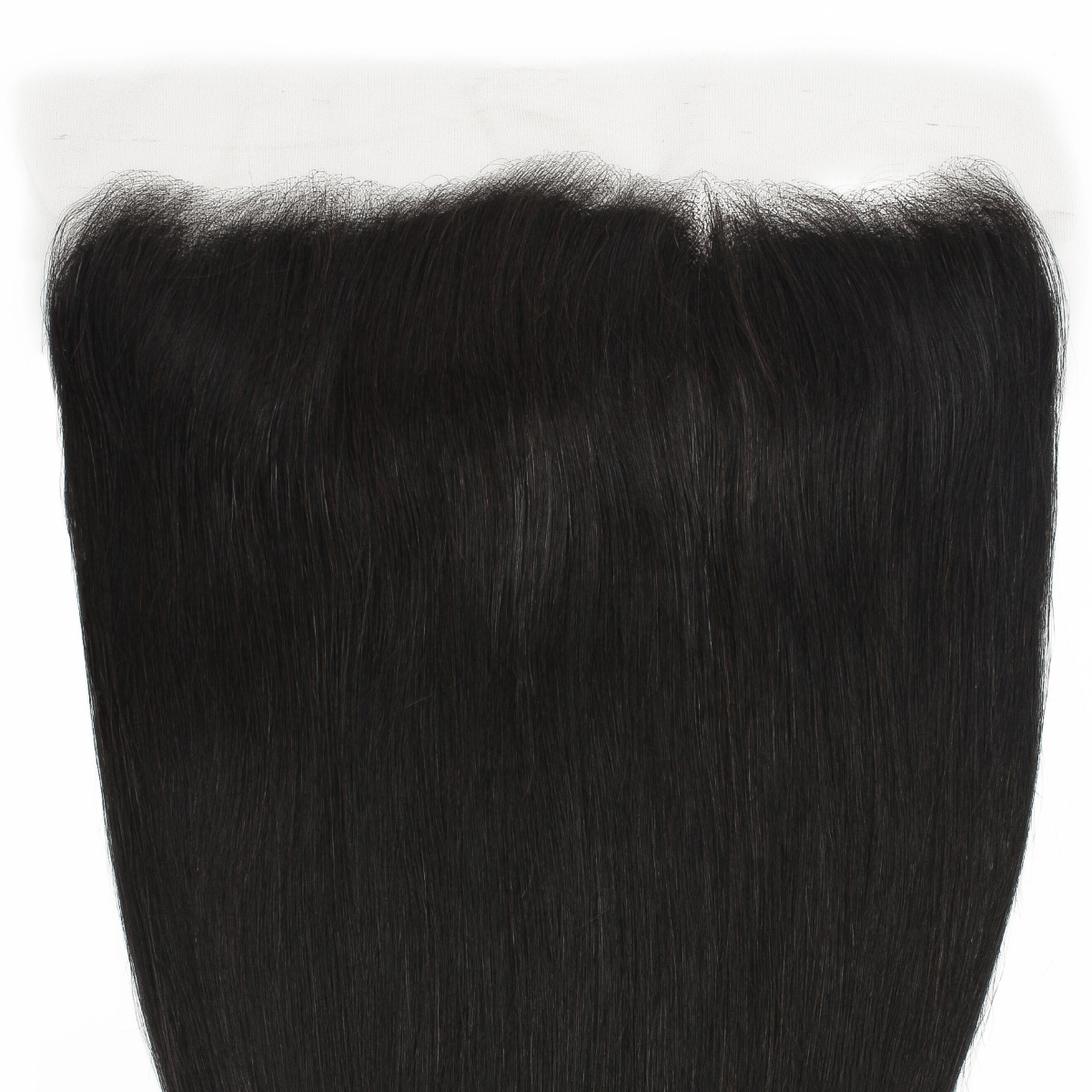 Frontal de pelo humano liso brasileño 13x4 con encaje HD