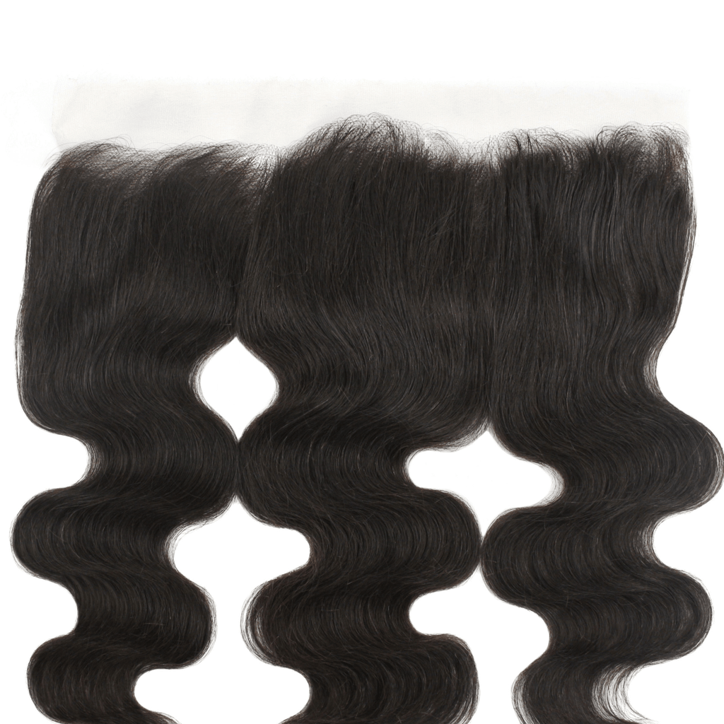Frontal de cabello humano HD Lace 13x4 con onda corporal brasileña
