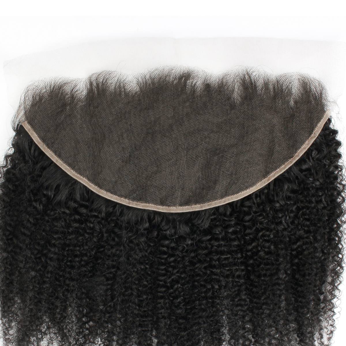 Frontal de cabello humano Afro Kinky 13x6 HD Lace