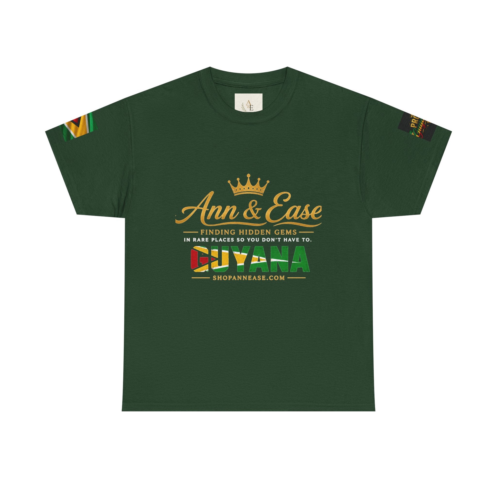 Guyana Travel Tee — Ann & Ease 'Finding Hidden Gems' Caribbean Vacation Shirt