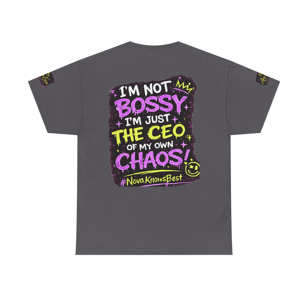 Camiseta gráfica Nova 'Ann & Ease' — "No soy mandona, soy la CEO de mi propio caos"