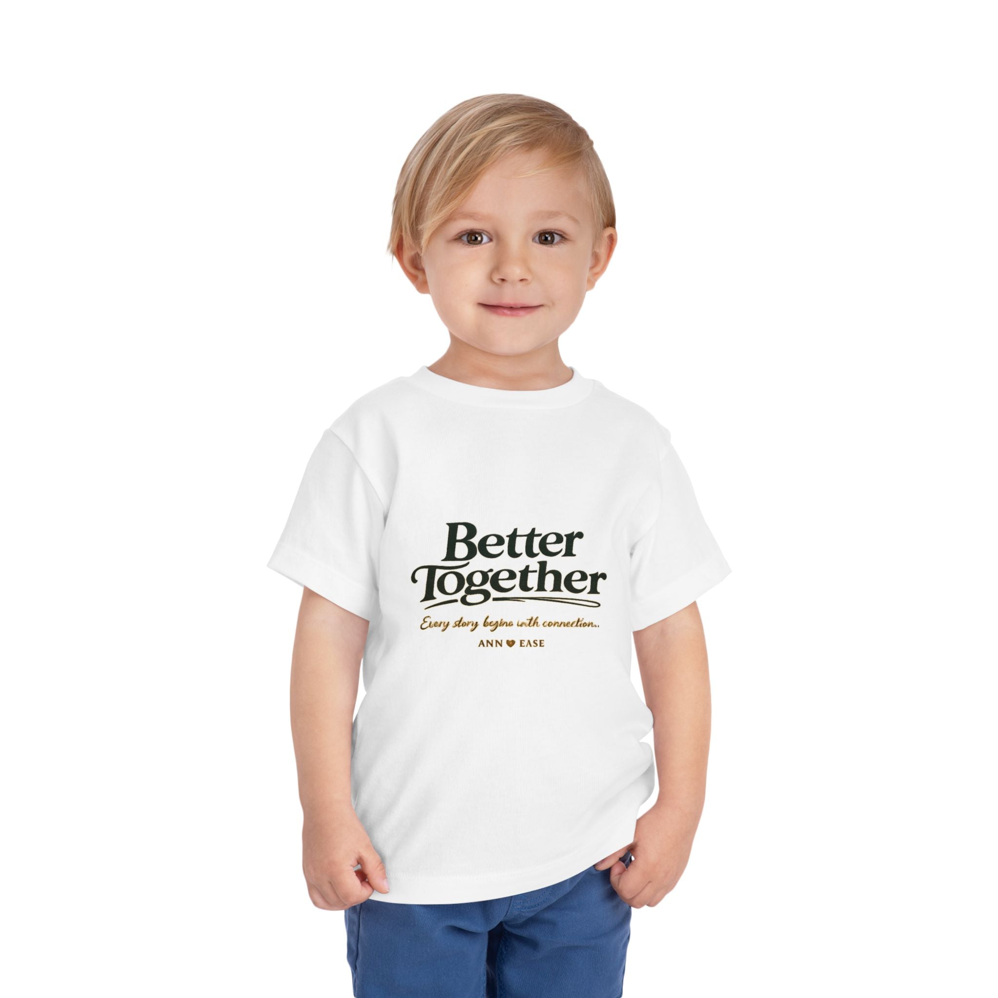 Camiseta para niños pequeños — Diseño "Juntos es mejor" de jardín campestre