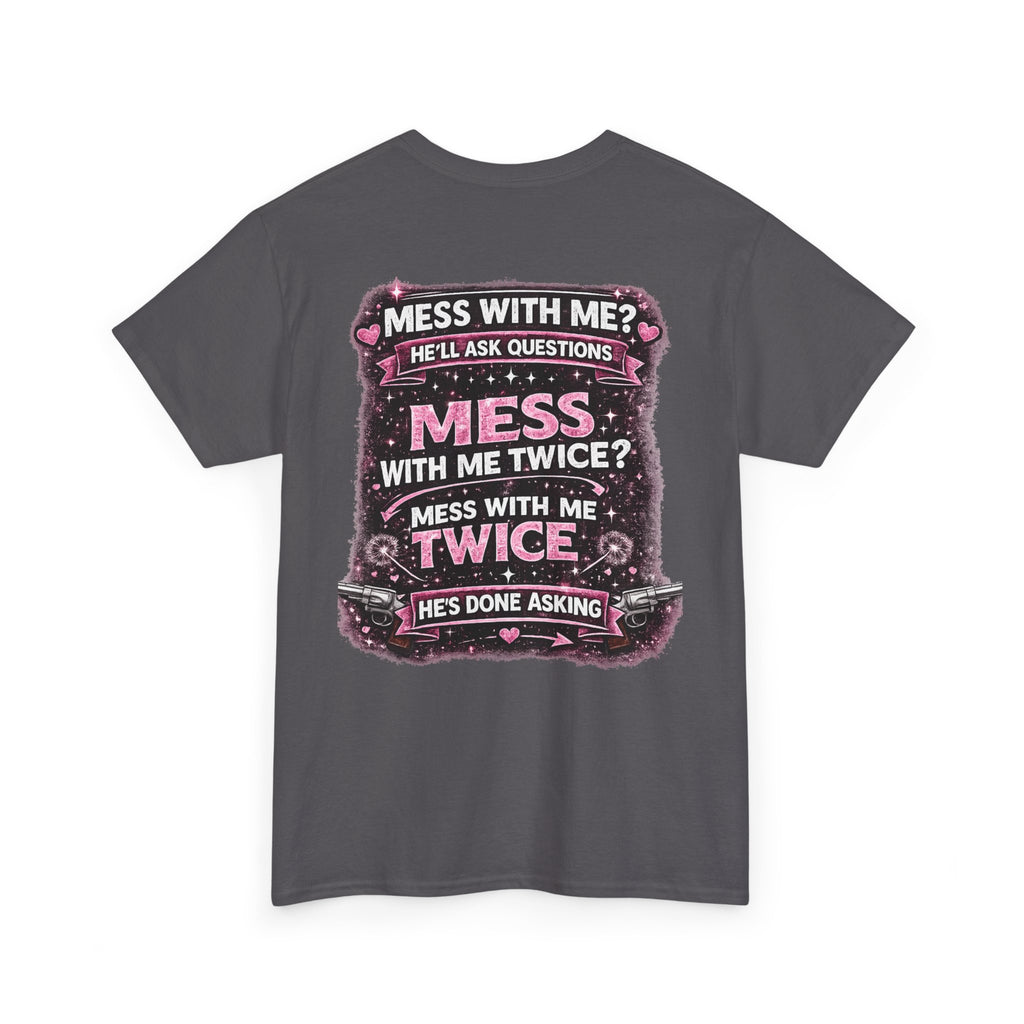 T-Shirt — "Lucky Daughter, Crazy Dad" Protective Dad Graphic Tee