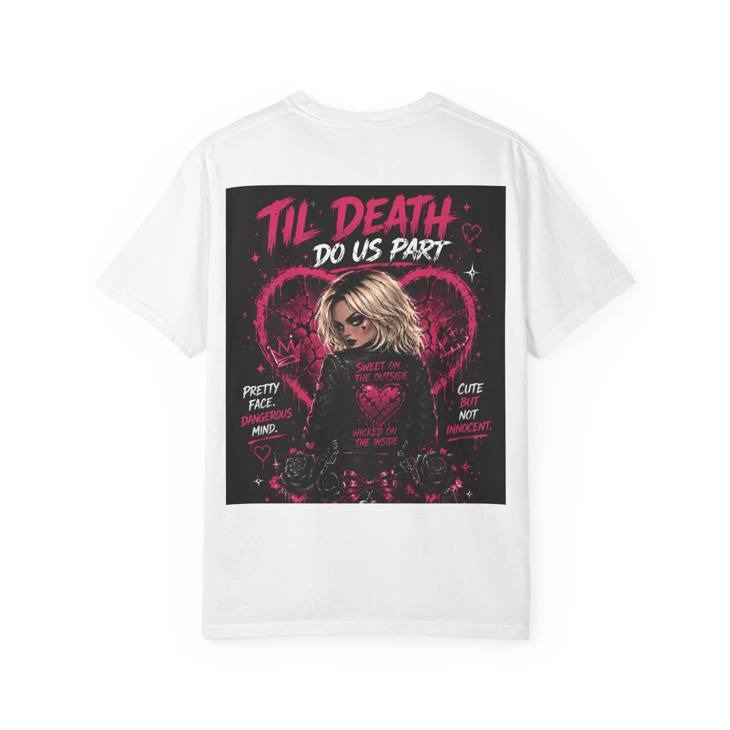Graphic Tee — “Pretty Dangerous / Cute But Cursed” Gothic Valentine T-Shirt