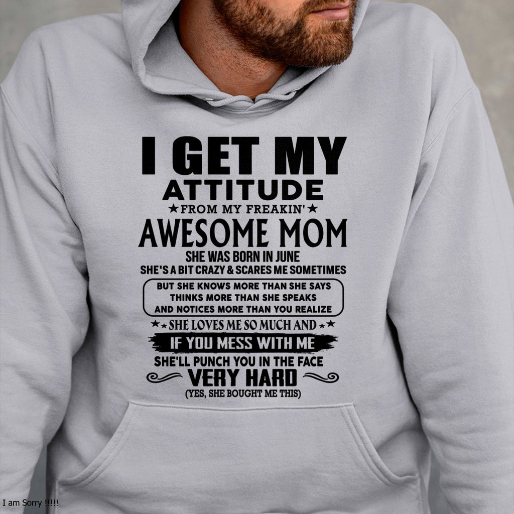 Gracias Mamá - HEREDÉ MI CARÁCTER DE MI INCREÍBLE MAMÁ - Regalo para Hijo e Hija de Mamá - NGHL06 (SKU-TMD-CU-06)