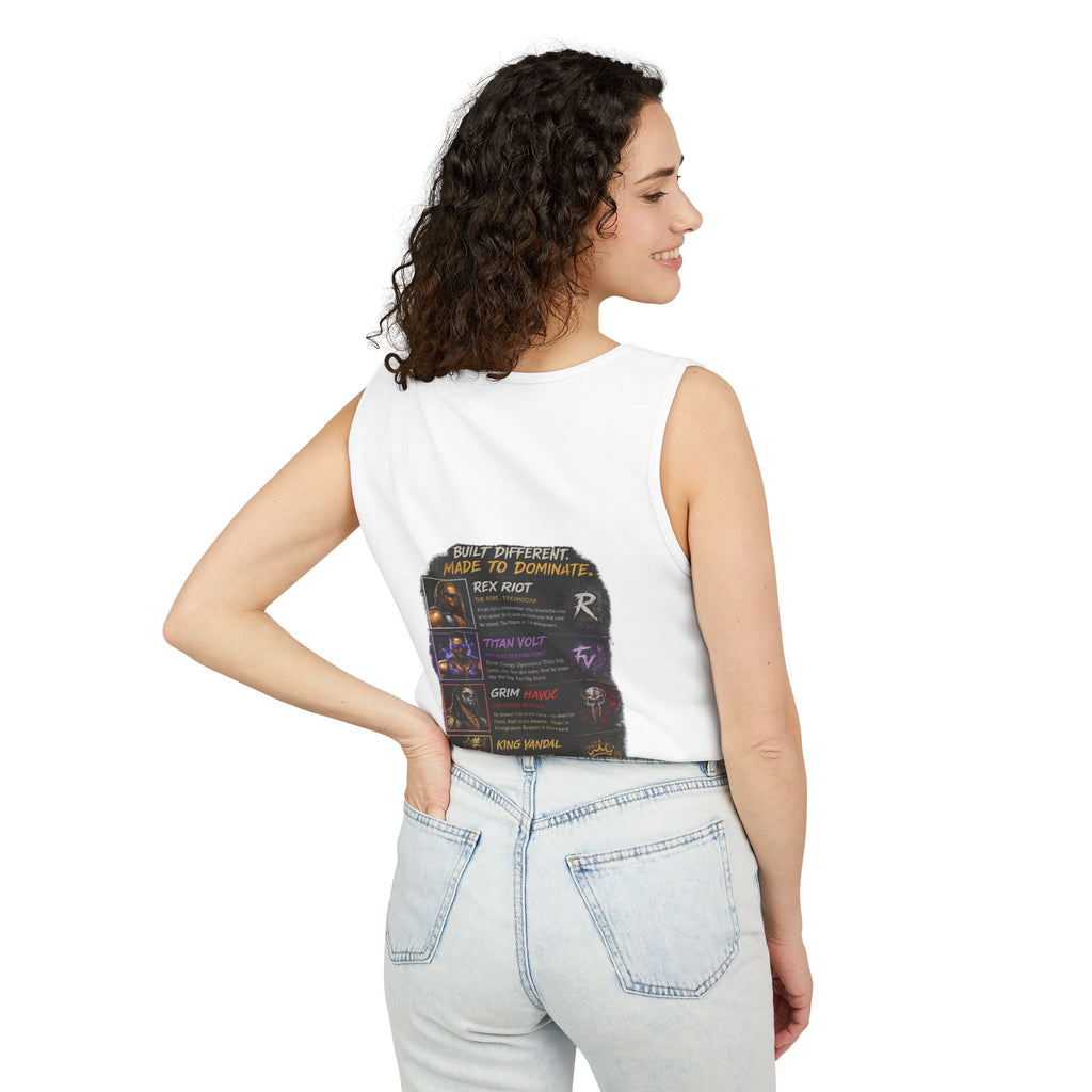 Ring Rebels Tank Top — Vintage Wrestling Crew Graphic