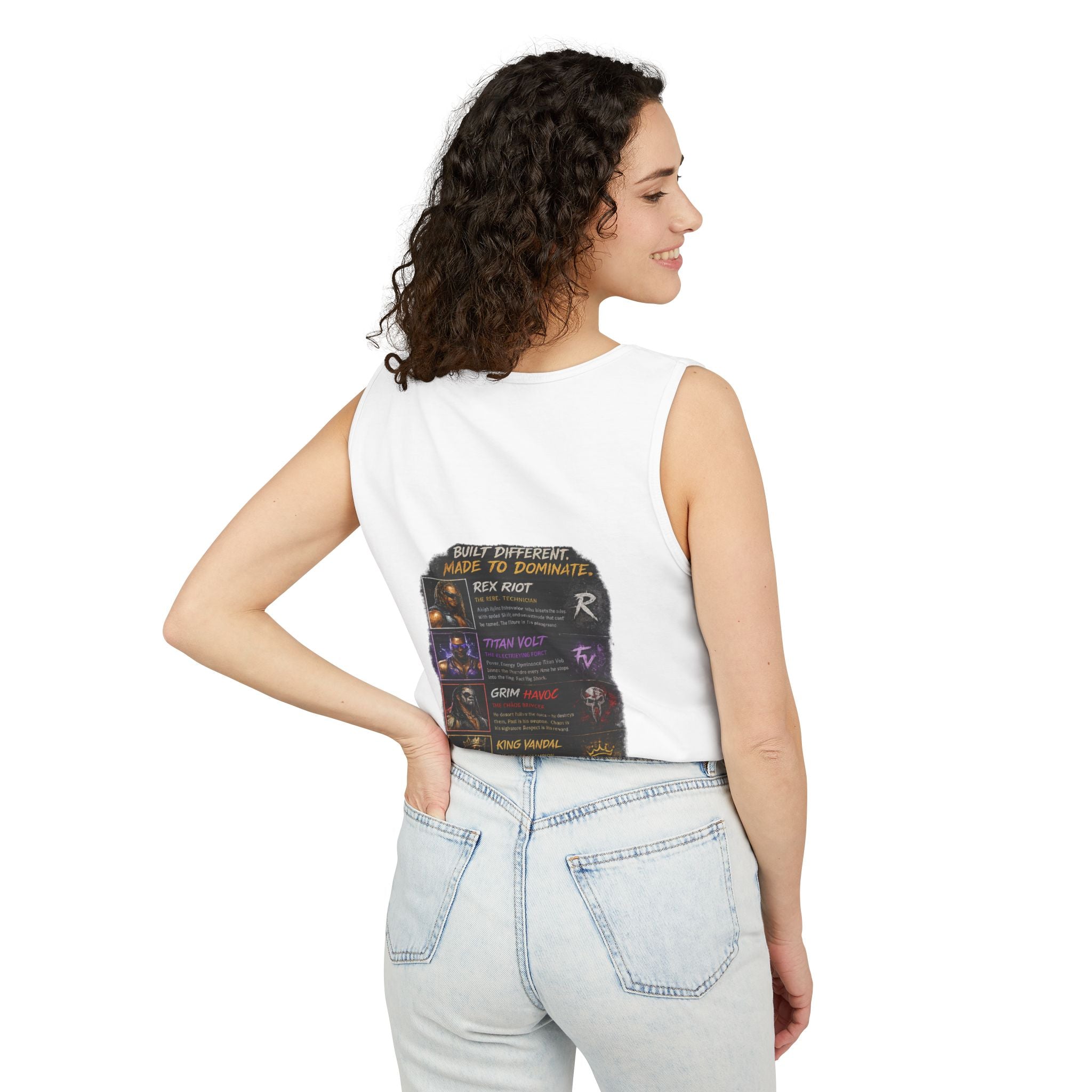 Ring Rebels Tank Top — Vintage Wrestling Crew Graphic