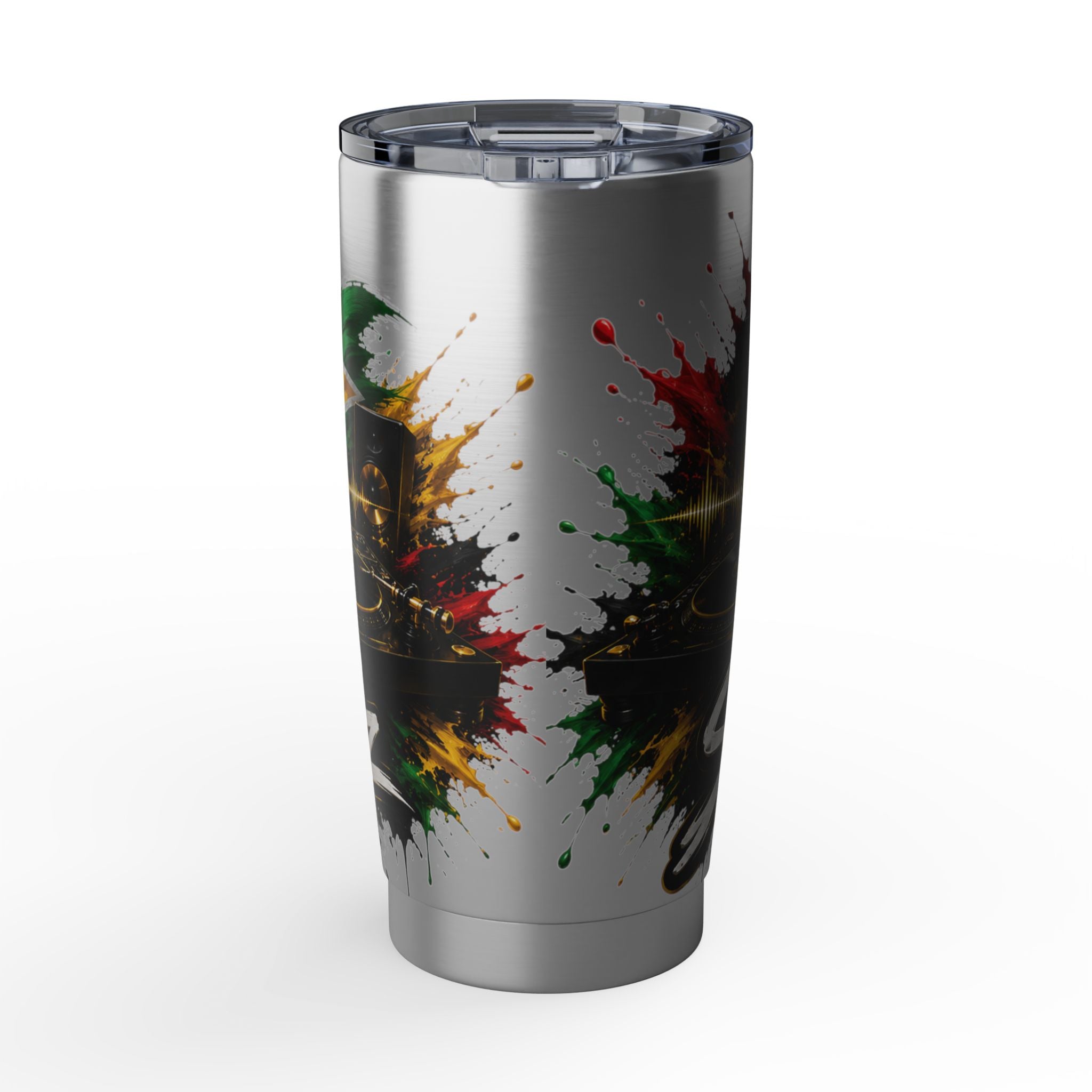 DJ Vagabond 20oz Tumbler – Reggae DJ Graphic Stainless Travel Cup