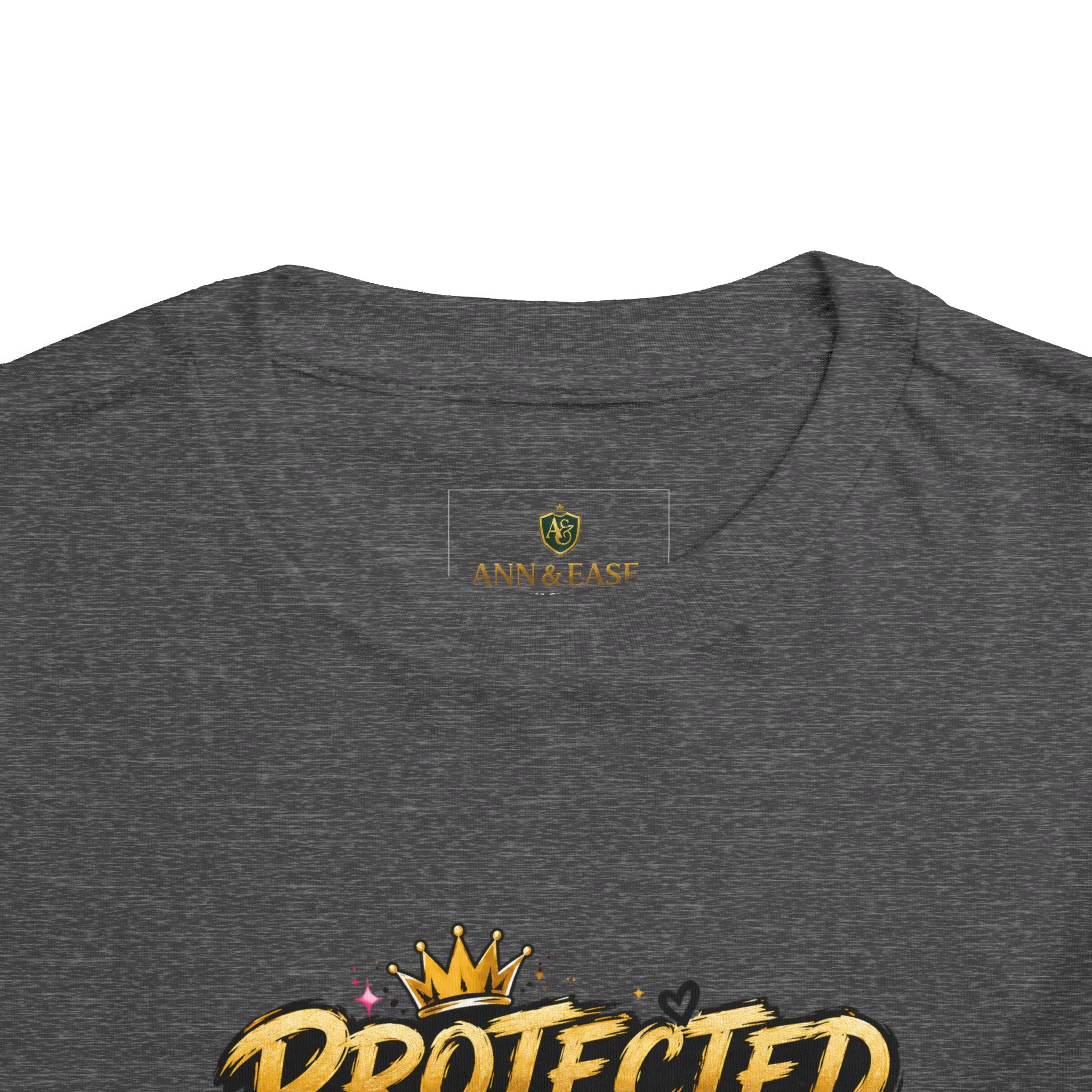 Toddler Tee — "Protected by My Daddy" Daddy’s Girl Graphic Shirt