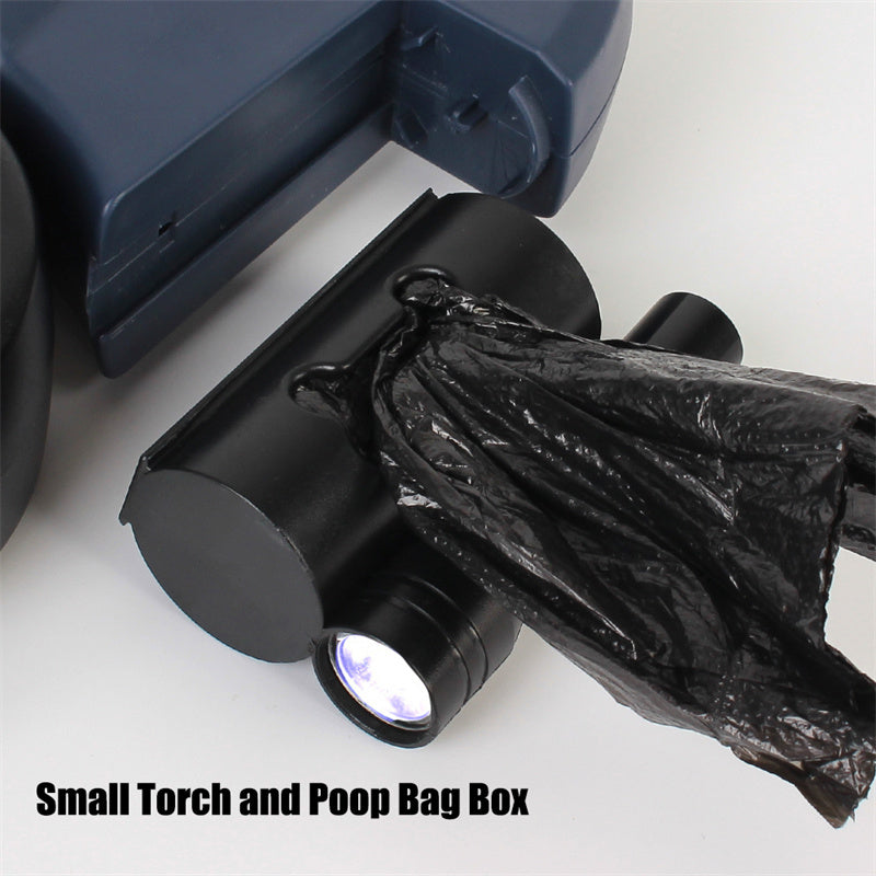 Dual Retractable Dog Leash with LED Flashlight — Walk 2 Dogs
