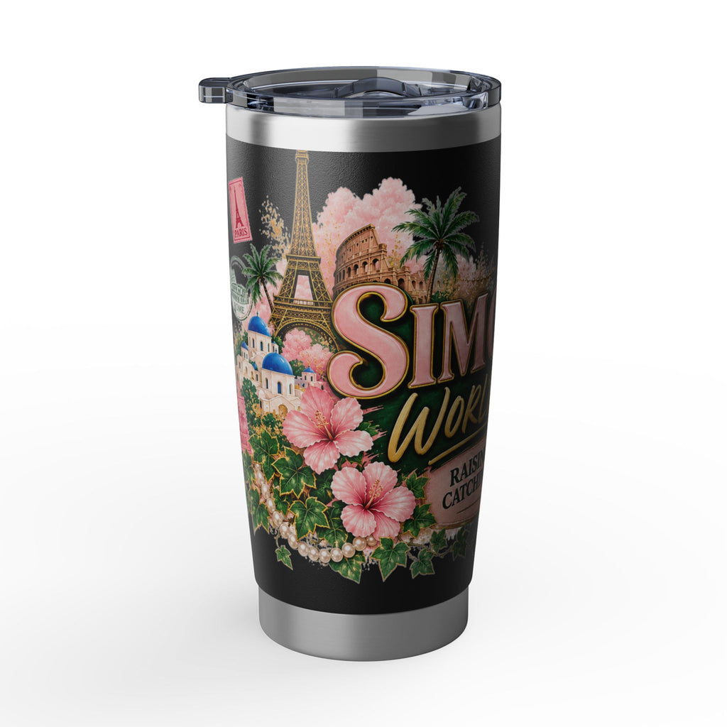 Personalized 'World Tour' 20oz Tumbler — Travel Mom Gift