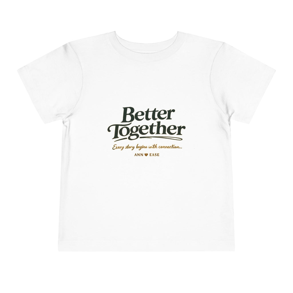 Camiseta para niños pequeños — Diseño "Juntos es mejor" de jardín campestre