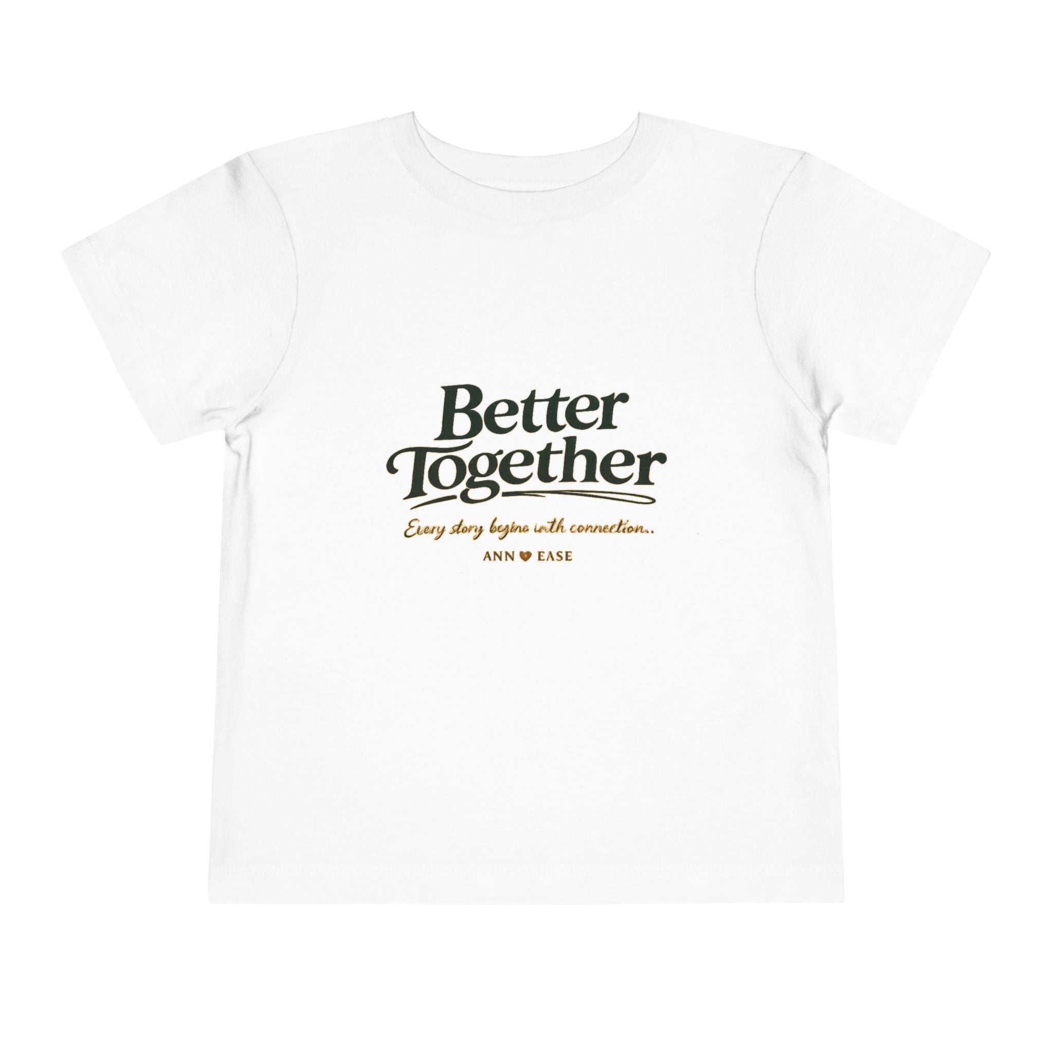 Camiseta para niños pequeños — Diseño "Juntos es mejor" de jardín campestre