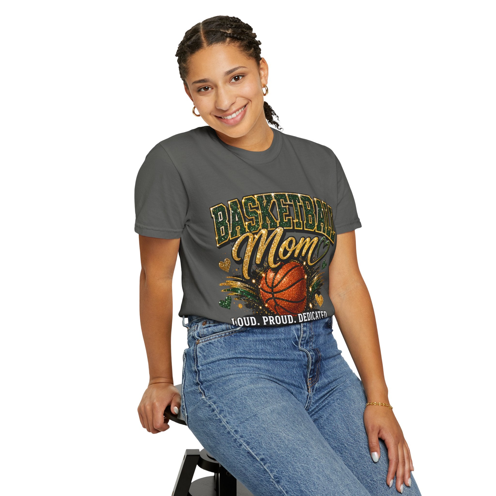 Basketball Mom T-Shirt — Loud, Proud, Dedicated