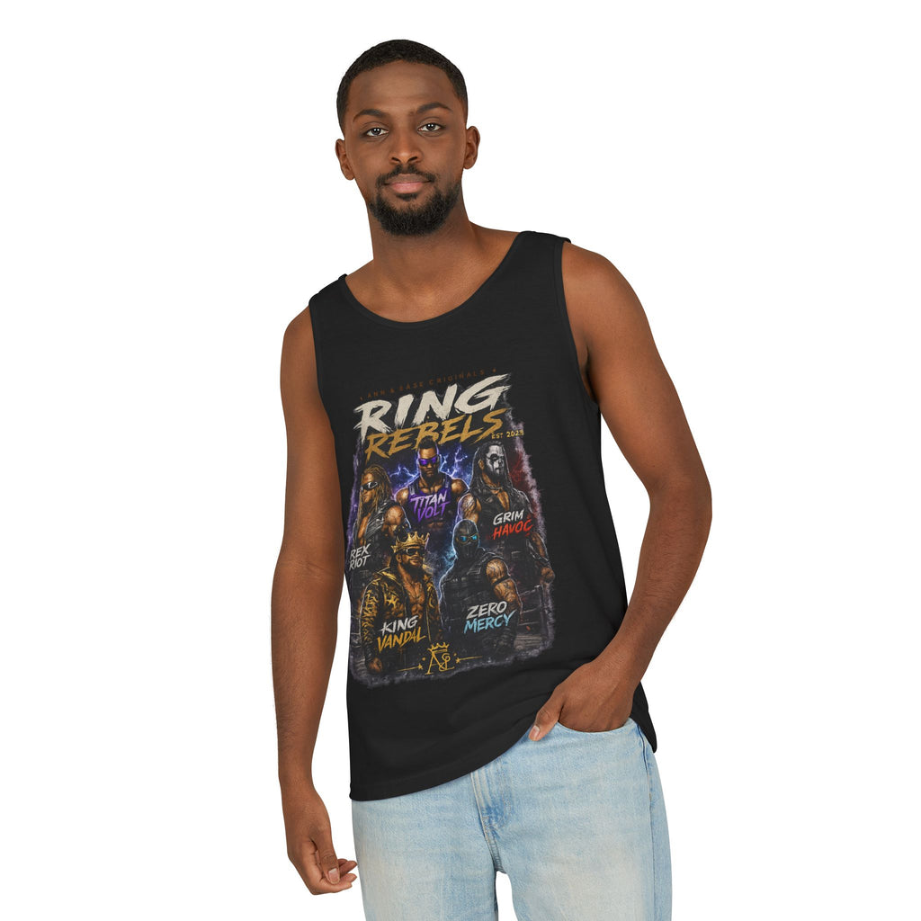 Ring Rebels Tank Top — Vintage Wrestling Crew Graphic
