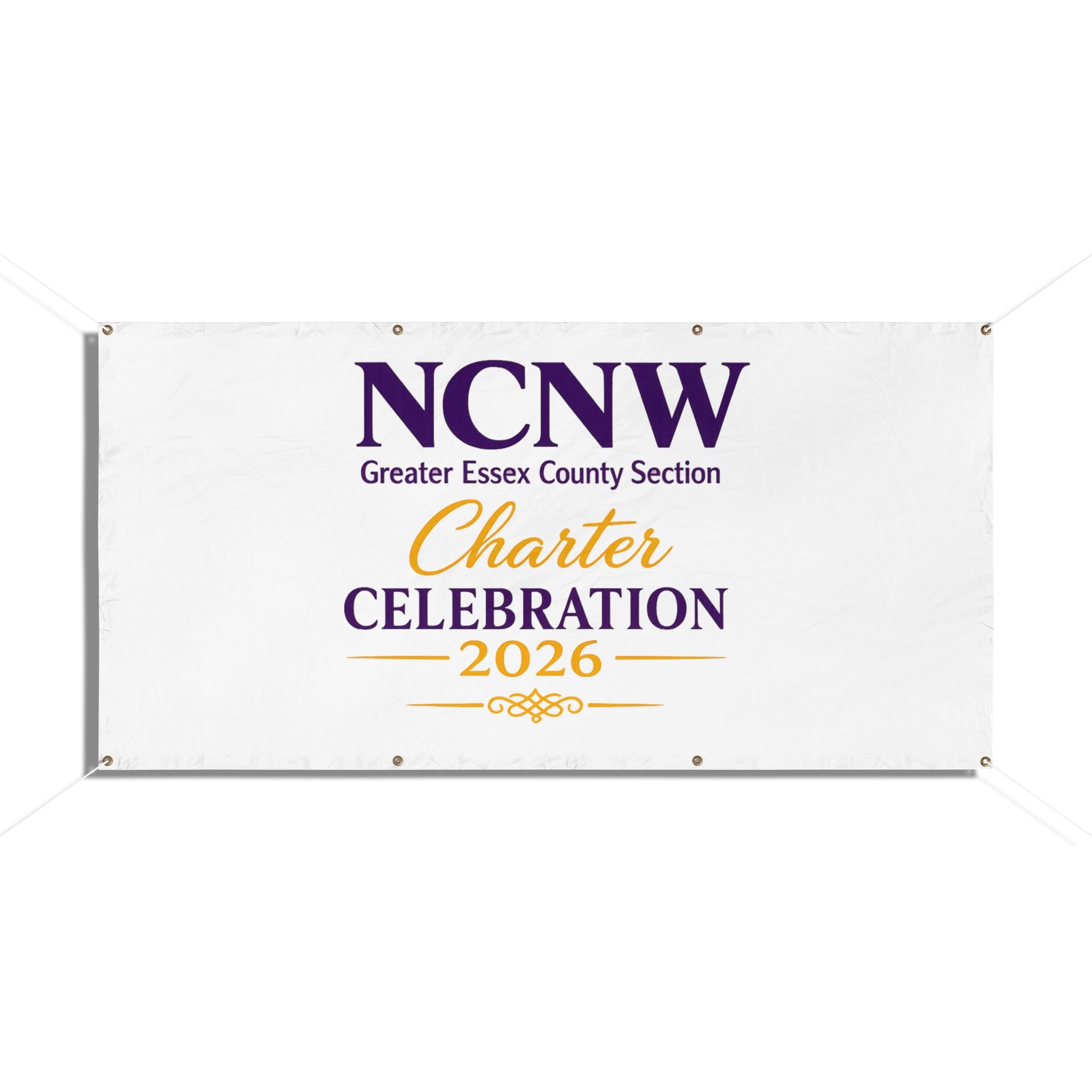 NCNW Charter Celebration 2026 Vinyl Banner