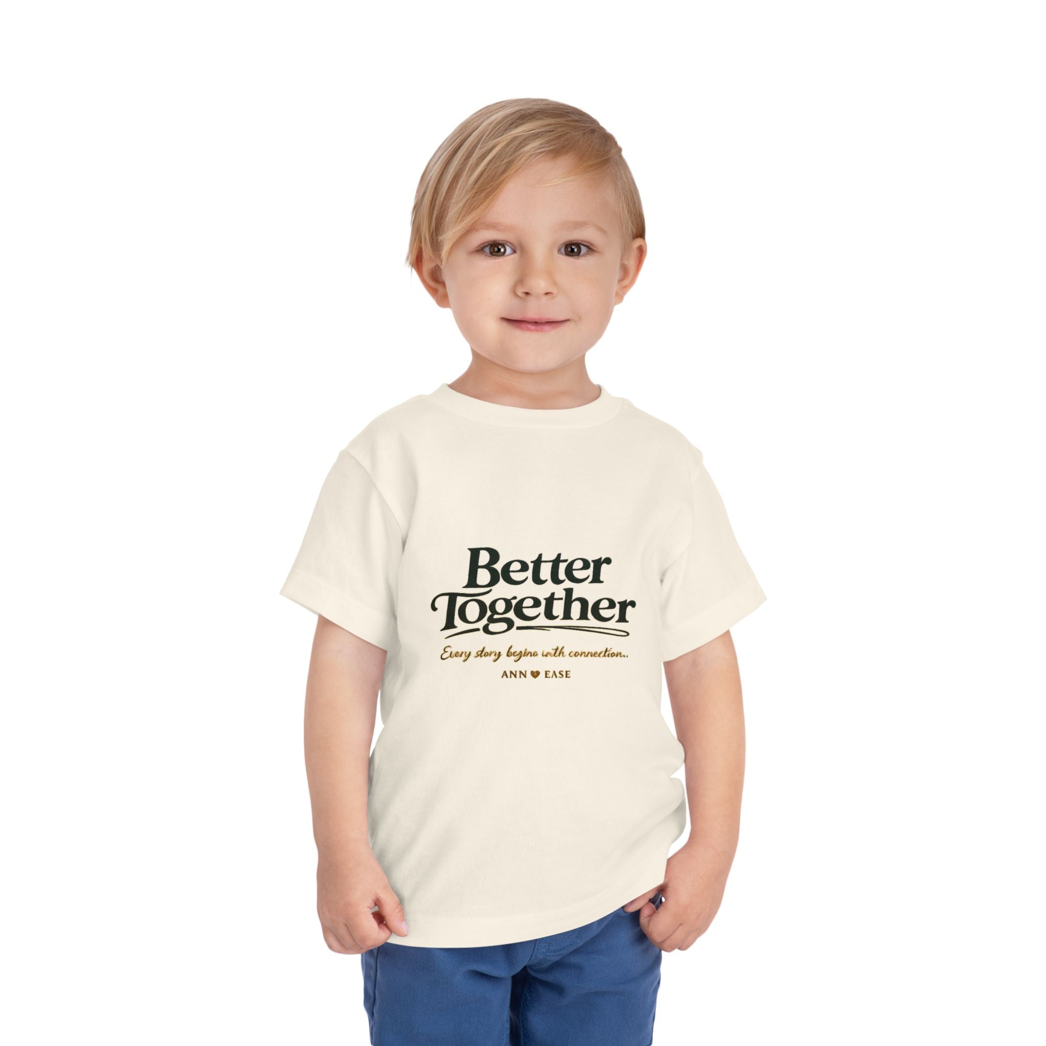 Camiseta para niños pequeños — Diseño "Juntos es mejor" de jardín campestre