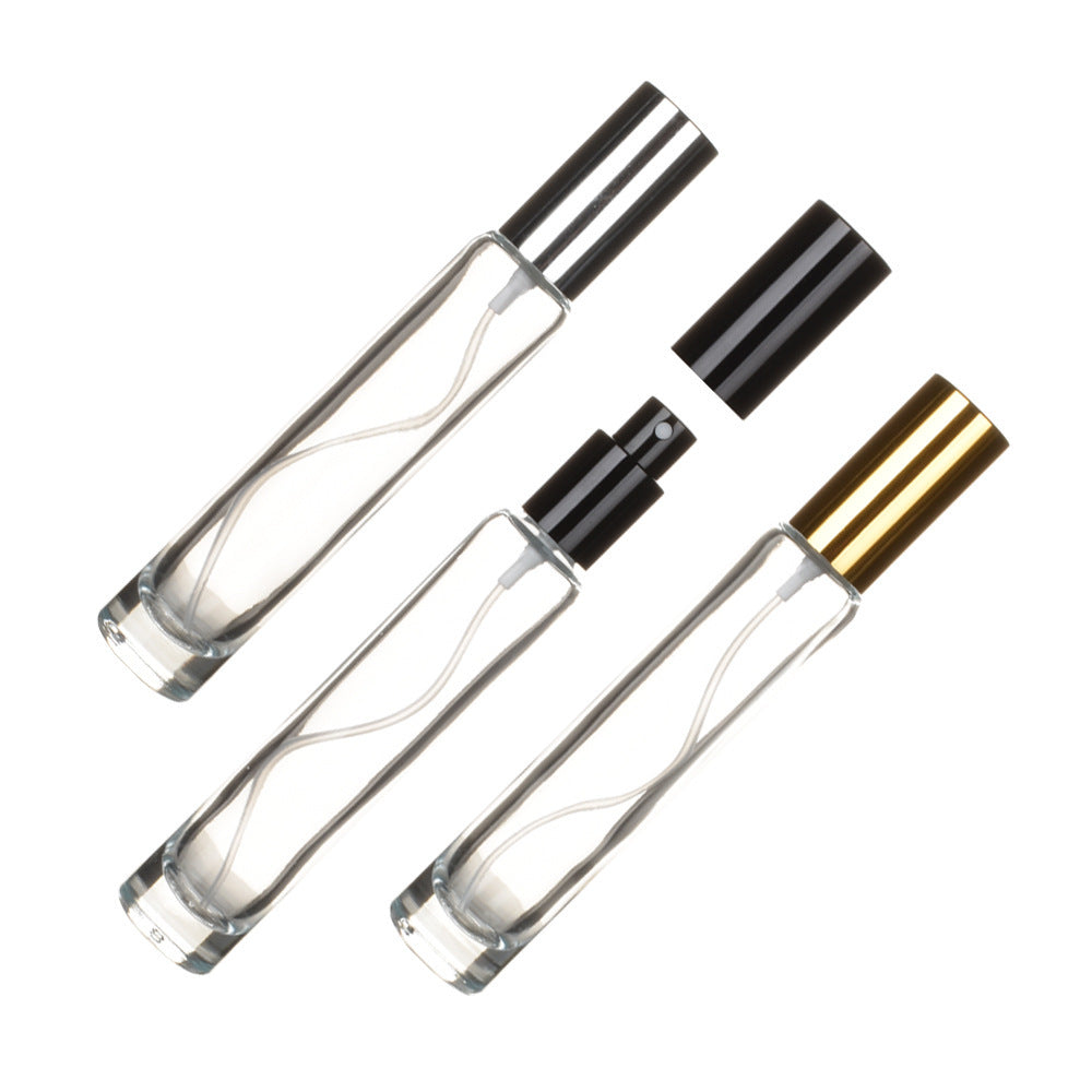Pulverizador de Perfume de Cristal Rellenable de 10 ml – Tamaño Viaje