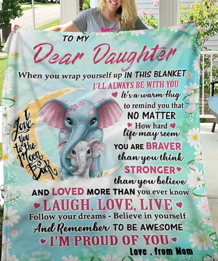 Para Mi Querida Hija - Una Manta Llena de Amor de Mamá