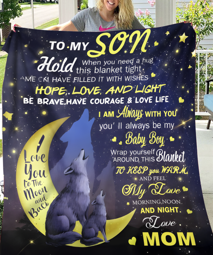 Manta Para Mi Hijo – Un Abrazo Acogedor Lleno de Amor de Mamá (SKUB12-130)