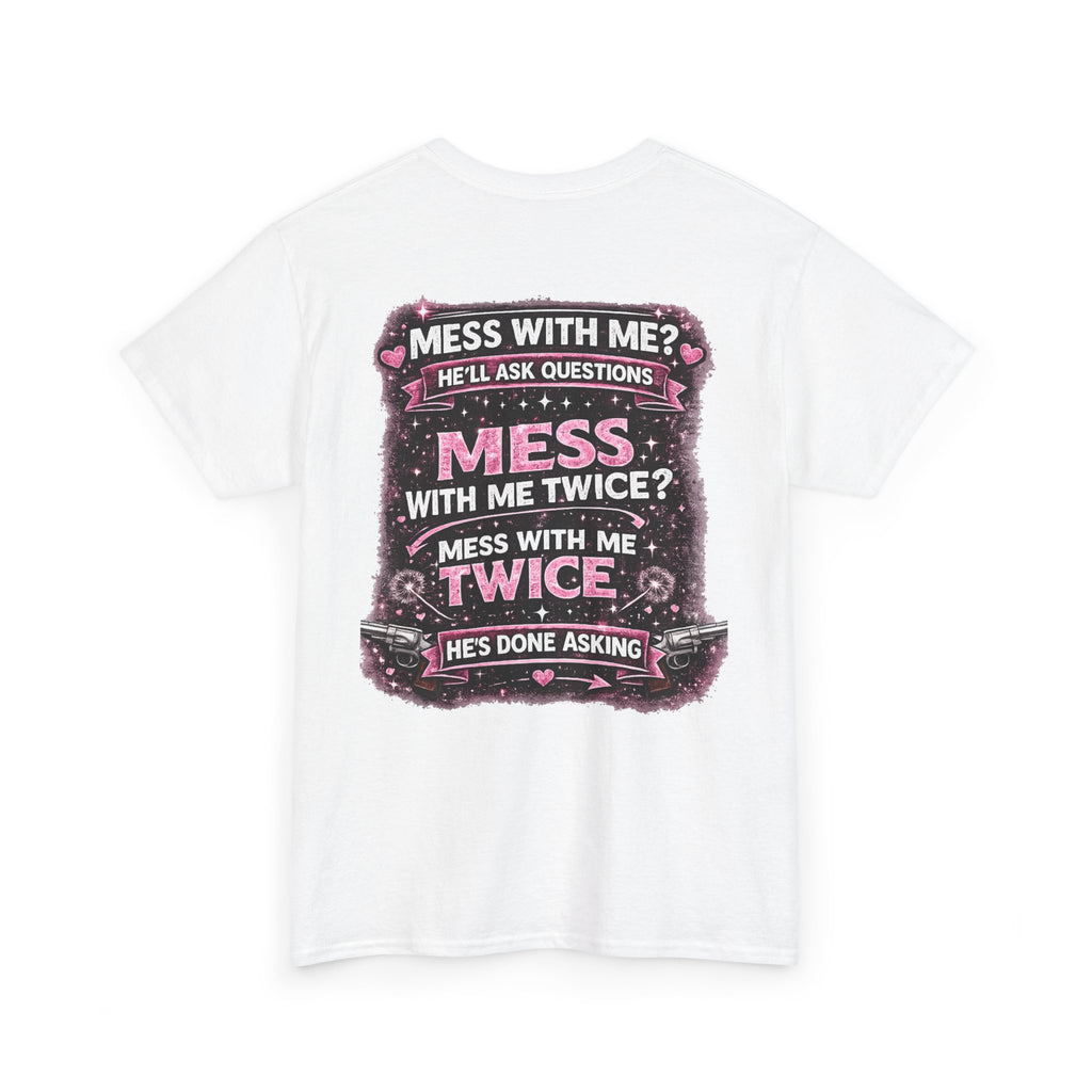 T-Shirt — "Lucky Daughter, Crazy Dad" Protective Dad Graphic Tee