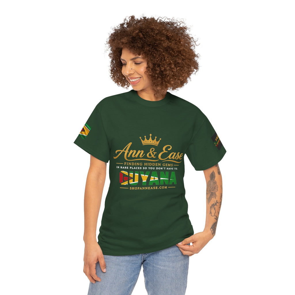 Camiseta de viaje Guyana — Ann & Ease "Encontrando joyas escondidas" Camisa de vacaciones caribeñas