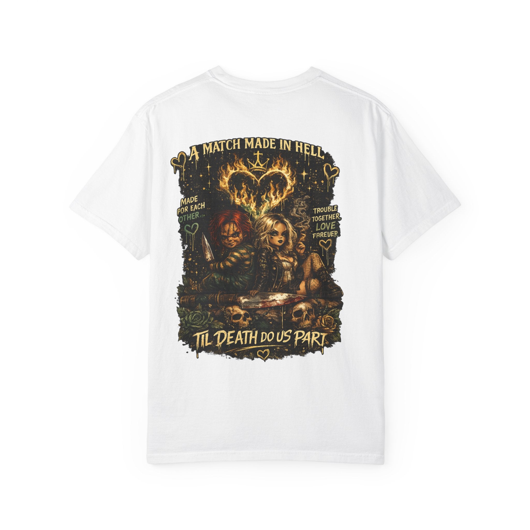 Ann & Ease Camiseta Gráfica "Disfuncional Pero Devota"