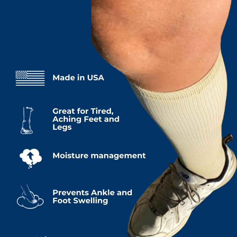 Calcetines de compresión para hombre, hasta la rodilla (1 par)