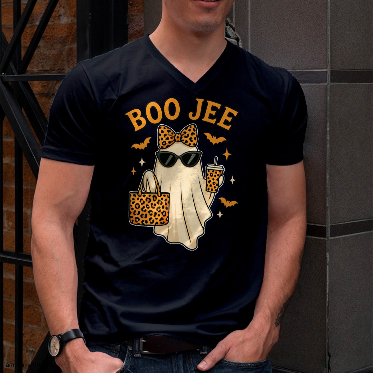 Camiseta de Halloween de Fantasma Boojee para Mujer y Niña - Camiseta de Fantasma Boo JEE para Niños - Camiseta/Sudadera con Capucha Unisex de Halloween - NGHL00