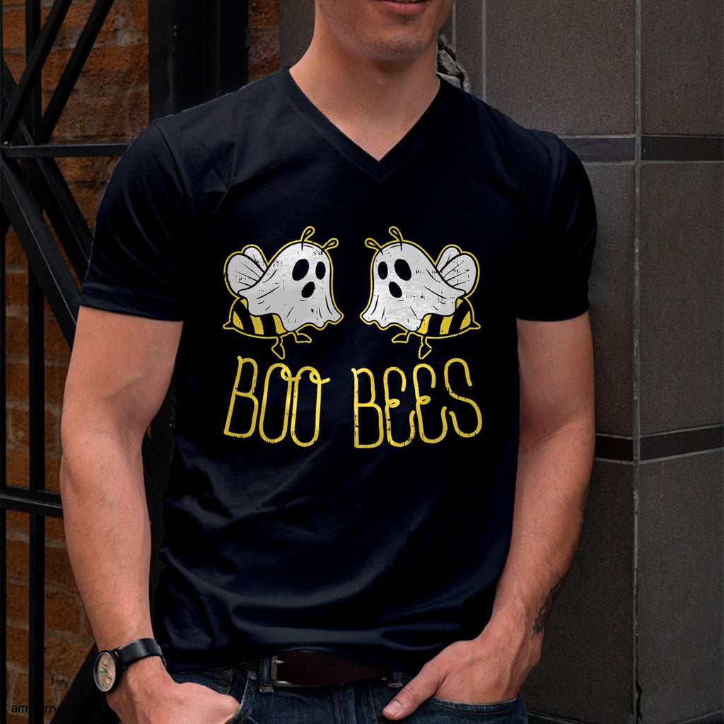 Disfraz divertido de Halloween para parejas de Boo Bees para mujer, camiseta para mujer - Camiseta/Sudadera unisex de Halloween - NGHL00