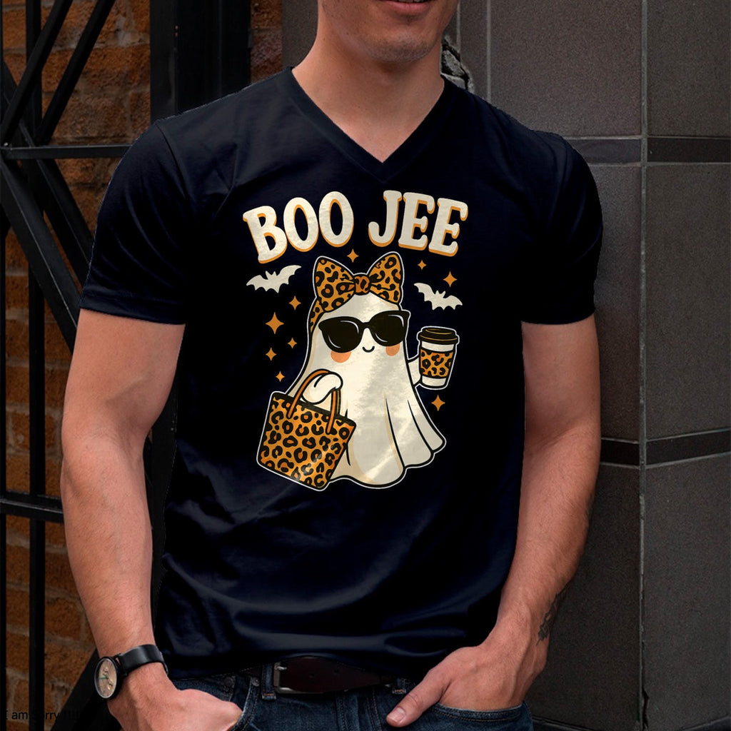 Camiseta Fantasma Boo JEE de Halloween para Mujer y Niña - Camiseta de Halloween Boojie - Camiseta/Sudadera Unisex de Halloween - NGHL00
