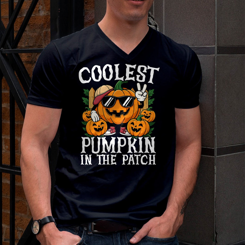 Camiseta de Halloween para niños y niñas con el texto "Coolest Pumpkin In The Patch" - Camiseta/Sudadera con Capucha Unisex de Halloween - NGHL00