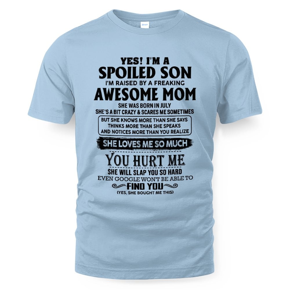 July - Awesome Mom - Perfect gift for son From Mom - NGHL07 (SKU-SPW-07)