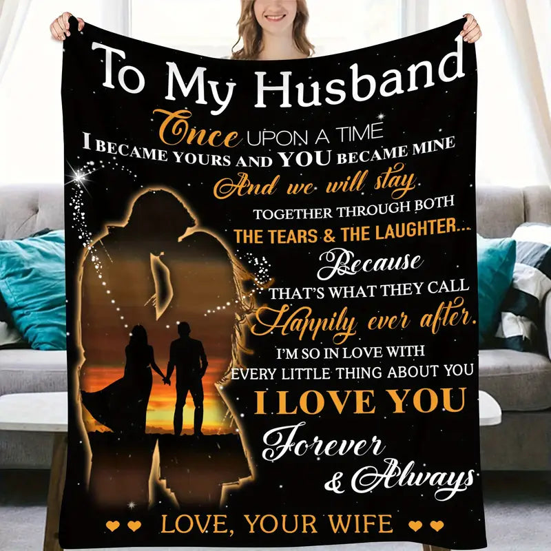 Manta de regalo especial para tu marido - De tu esposa