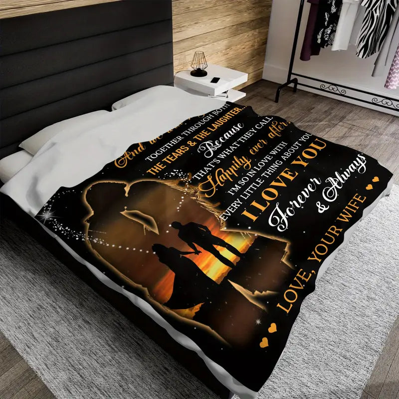Manta de regalo especial para tu marido - De tu esposa